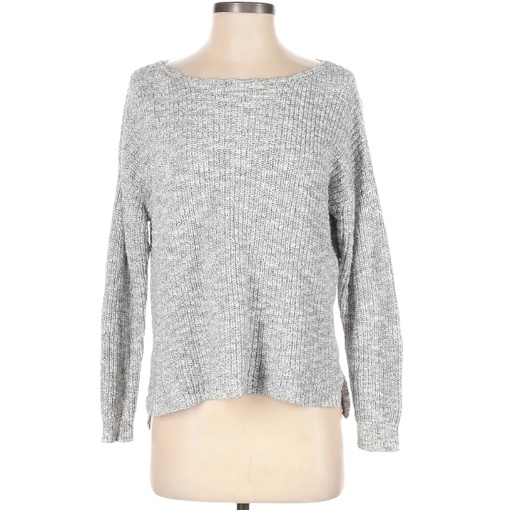 Madewell Gray‎ Marled Cotton Sweater Size Small
